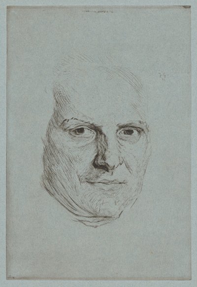 Mask av Abbé Raynal av Jules de Goncourt, after Maurice Quentin