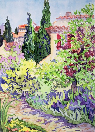 Trädgård vid Vaison av Julia Gibson