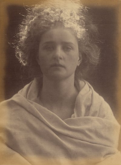 Aurora, morgonens gudinna, studie av Emily Peacock av Julia Margaret Cameron