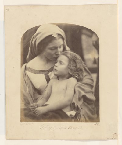 Välsignelse och välsignad av Julia Margaret Cameron