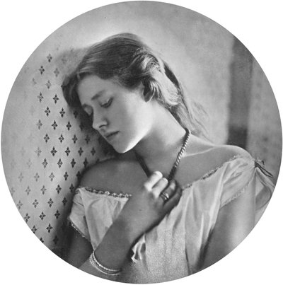 Ellen Terry vid sexton års ålder av Julia Margaret Cameron