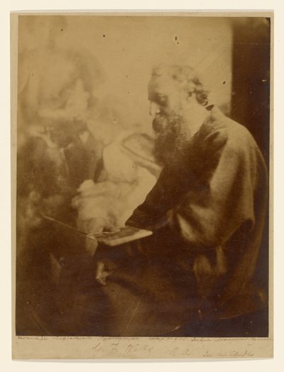G. F. Watts R. A. i sin ateljé av Julia Margaret Cameron