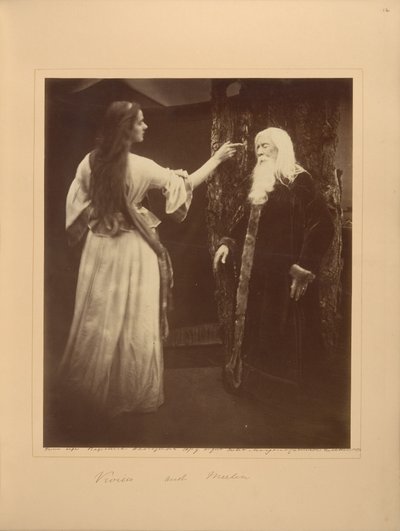 Julia Margaret Cameron - Vivien och Merlin av Julia Margaret Cameron