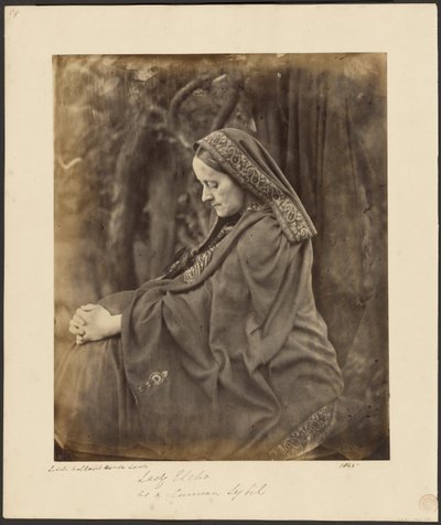 Lady Elcho som en cumeansk sybil av Julia Margaret Cameron