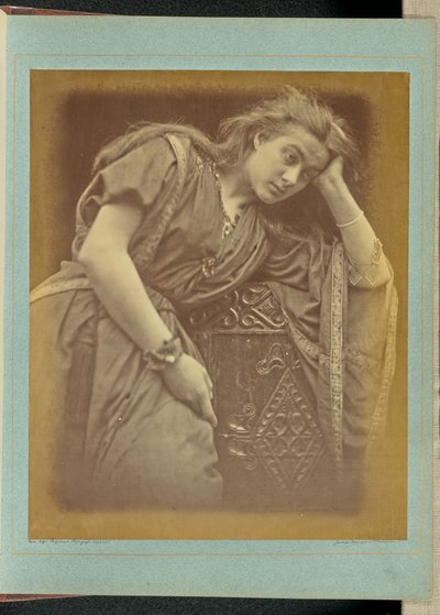 "Mariana - Hon sa att jag är vördnadsfull vördnadsfull Jag skulle vilja att jag var död " av Julia Margaret Cameron