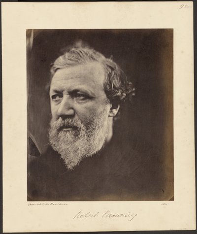 Robert Browning av Julia Margaret Cameron