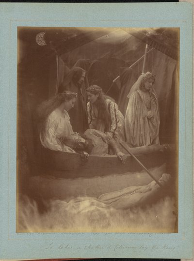 ”Så låg Kungen som en krossad kolonn” av Julia Margaret Cameron