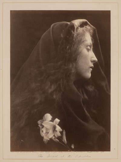 Ängeln vid graven av Julia Margaret Cameron