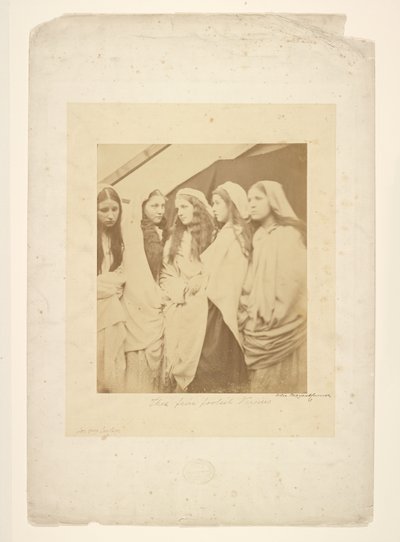 De fem dumma jungfrurna av Julia Margaret Cameron