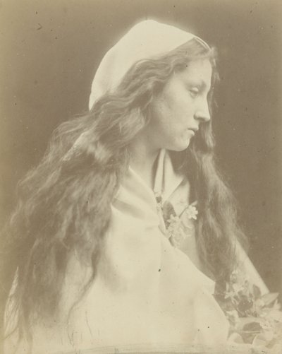 "Damen vid sjön" Mary Ann Hillier av Julia Margaret Cameron