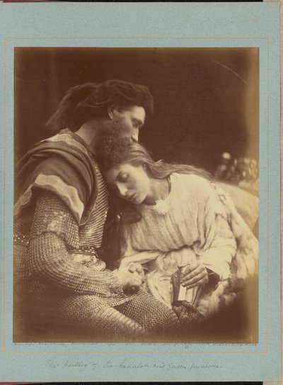 Sir Lancelots och drottning Guineveres avsked av Julia Margaret Cameron