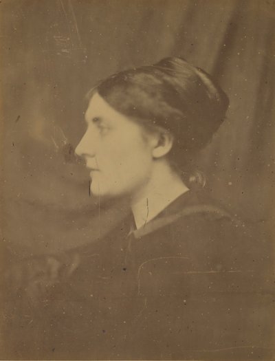 [Oidentifierad kvinna i profil], 1866-68. av Julia Margaret Cameron