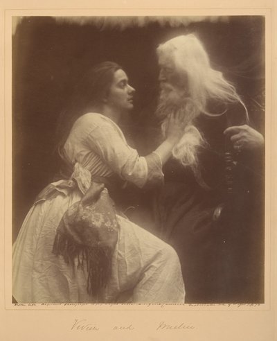 Vivien och Merlin av Julia Margaret Cameron