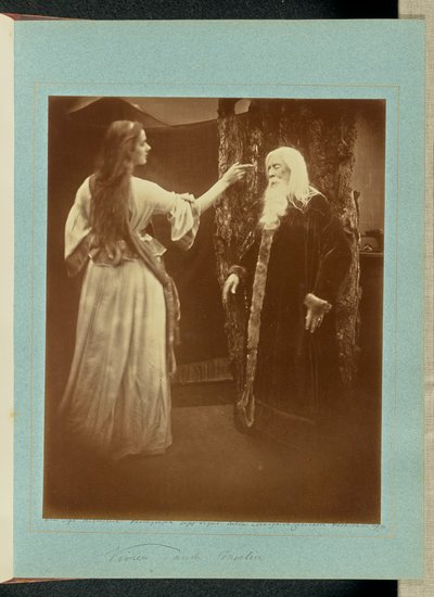 Vivien och Merlin av Julia Margaret Cameron