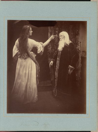 Vivien och Merlin av Julia Margaret Cameron