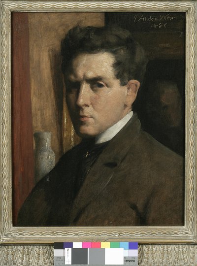 Självporträtt, 1886 av Julian Alden Weir