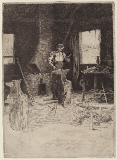 Smidesaffären av Julian Alden Weir