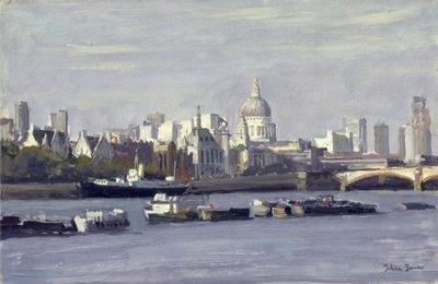 St. Pauls från Bankside av Julian Barrow