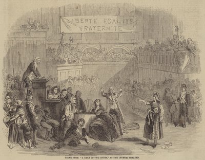 Scene from A Tale of Two Cities, at the Lyceum Theatre  av Julian Portch