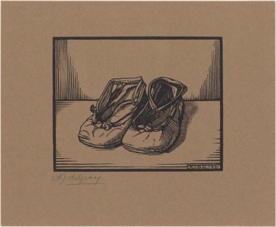 Par skor av Julie de Graag (signed by artist)