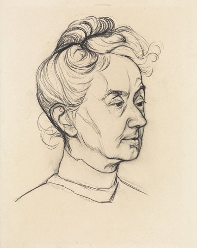 Porträtt av Mrs Corry Pabst av Julie de Graag