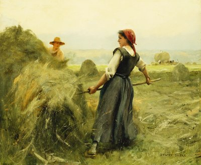 Slåtter; slåtter, av Julien Dupre