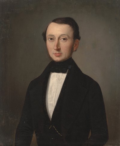 Porträtt av en kreolsk gentleman, ca 1835-37 (olja på duk) av Julien Hudson