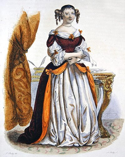 Porträtt av Madame de Sevigne av Julien Leopold (after) Boilly