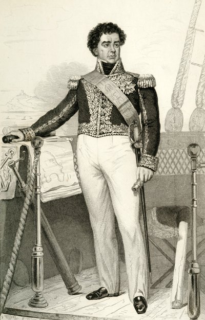 Guy-Victor Duperré, 1804, 1839. av Julien Leopold Boilly