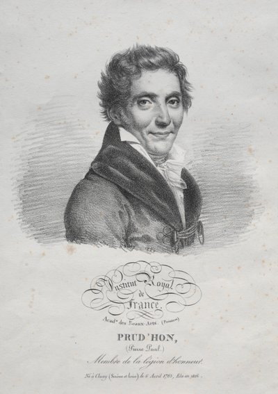 Pierre Paul Prudhon av Julien Leopold Boilly