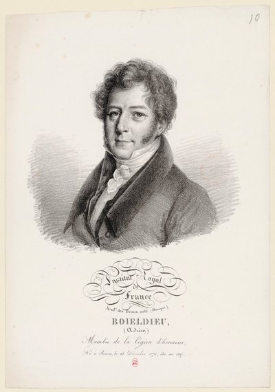 François Adrien Boieldieu av Julien Boilly av Julien Leopold Boilly