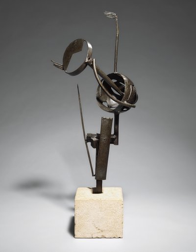 Drömmen (Kyssen); Le reve (Le baiser), c.1934 (brons med brun patina, bas) av Julio Gonzales