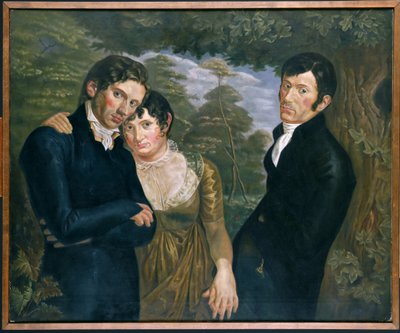 Kopia av Vi tre av Philipp Otto Runge av Julius August Friedrich Theodor von Ehren