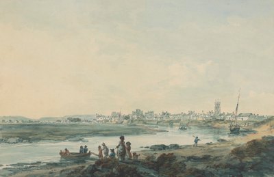 Cardiff från söder av Julius Caesar Ibbetson