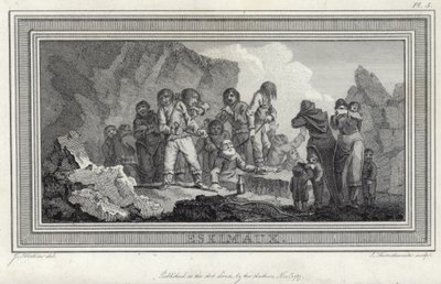 eskimåer av Julius Caesar Ibbetson