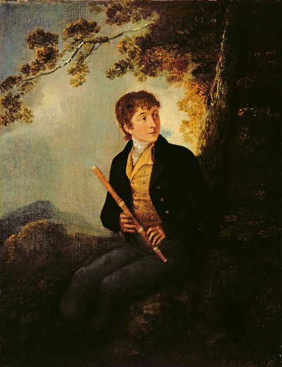 Porträtt av konstnärens son, J.C. Ibbetson Jnr. av Julius Caesar Ibbetson