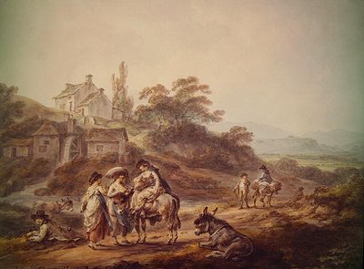 Vattenkvarnen av Julius Caesar Ibbetson