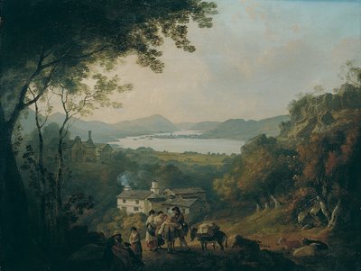 Windermere från Troutbeck av Julius Caesar Ibbetson