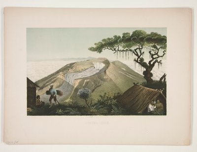 Berg - Gud? (berget Gede) av Julius Friedrich Tempeltey