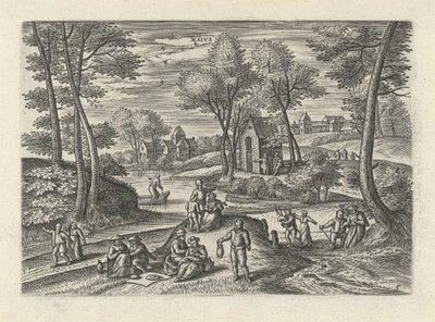 Maj Maivs (titel på objekt) De tolv månaderna (serietitel) av Julius Goltzius