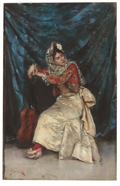Gitarrspelaren av Julius Leblanc Stewart