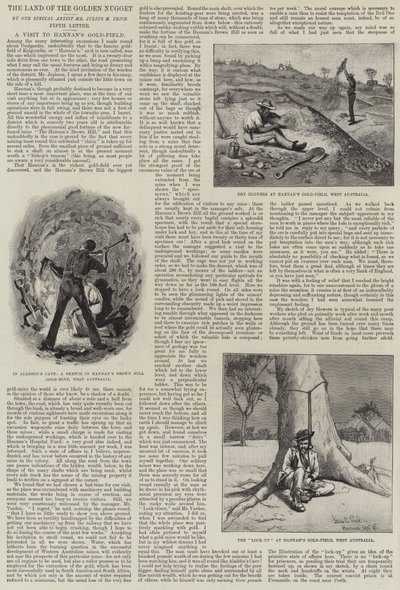 The Land of the Golden Nugget, ett besök på Hannans guldfält av Julius Mandes Price