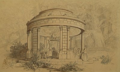 Melusines tempel av Julius Naue