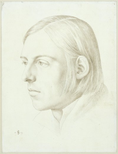 Porträtt av Scheffer von Leonardshoff av Julius Schnorr von Carolsfeld