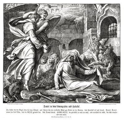 Daniel och lejonets håla av Julius Schnorr von Carolsfeld