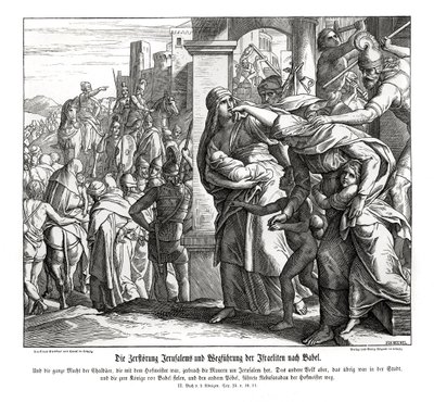 Jerusalems fall, 2 Kungl av Julius Schnorr von Carolsfeld