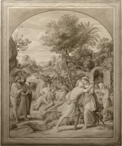 Jakob och Rachel vid brunnen av Julius Schnorr von Carolsfeld