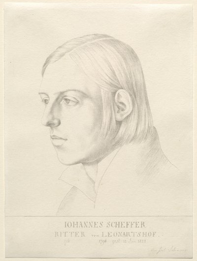Johann Evangelist Scheffer von Leonhardshoff av Julius Schnorr von Carolsfeld