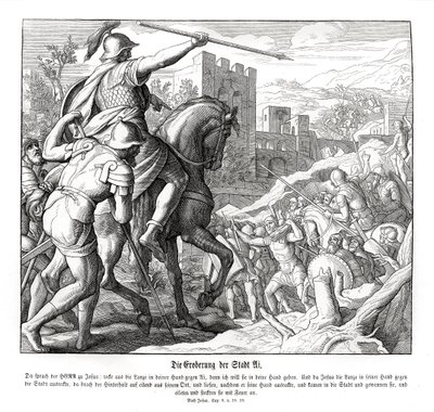 Joshua intar staden Ai, Joshua av Julius Schnorr von Carolsfeld