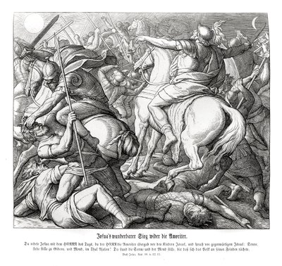 Josuas seger över amoriterna, Josua av Julius Schnorr von Carolsfeld
